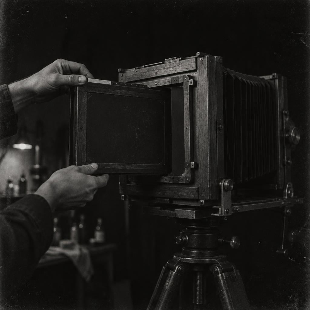 Expose — wet plate collodion process